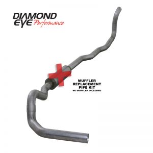 Diamond Eye Performance Turbo Back Exhaust Kit AL K4211A-RP