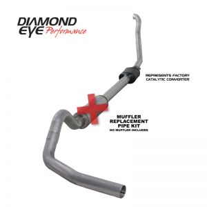 Diamond Eye Performance Turbo Back Exhaust Kit AL K4306A-RP