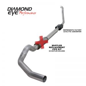 Diamond Eye Performance Turbo Back Exhaust Kit AL K5314A-RP