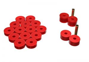 Energy Suspension Body Mounts - Red 2.4106R