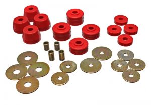 Energy Suspension Body Mounts - Red 5.4101R