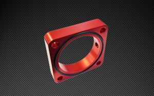Torque Solution TB Spacer - Red TS-TBS-023R