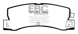 EBC Yellowstuff Brake Pad Sets DP4629R