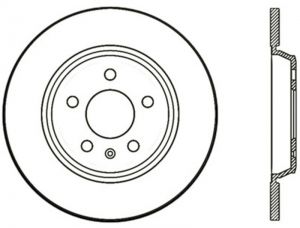 Stoptech Drilled Sport Brake Rotors 128.33127L