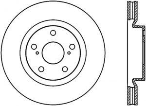 Stoptech Slotted Sport Brake Rotor 126.44146CSL