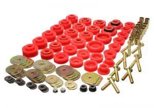 Energy Suspension Body Mounts - Red 3.4173R
