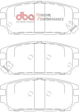 DBA XP Performance Brake Pads DB1238XP