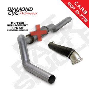 Diamond Eye Performance Catback Exhaust Kit AL K5123A-RP