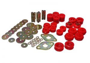 Energy Suspension Body Mounts - Red 8.4111R