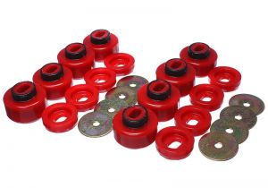 Energy Suspension Body Mounts - Red 3.4162R