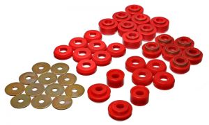 Energy Suspension Body Mounts - Red 3.4136R