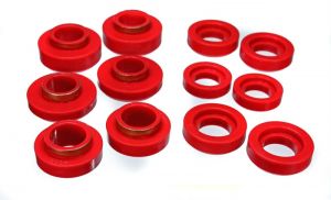 Energy Suspension Body Mounts - Red 3.4101R