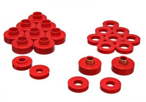 Energy Suspension Body Mounts - Red 2.4103R