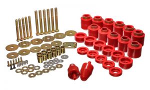 Energy Suspension Body Mounts - Red 2.4108R