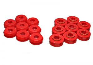 Energy Suspension Body Mounts - Red 4.4101R