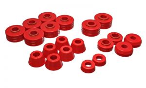 Energy Suspension Body Mounts - Red 4.4102R