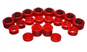 Energy Suspension Body Mounts - Red 4.4111R