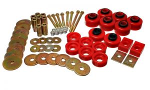 Energy Suspension Body Mounts - Red 4.4115R