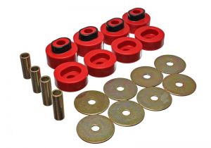 Energy Suspension Body Mounts - Red 5.4111R