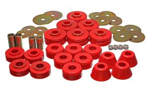 Energy Suspension Body Mounts - Red 3.4104R