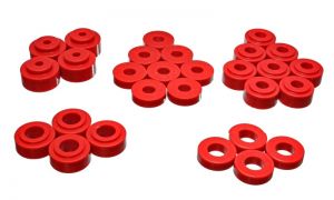 Energy Suspension Body Mounts - Red 3.4114R