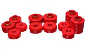 Energy Suspension Body Mounts - Red 4.4103R