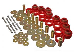 Energy Suspension Body Mounts - Red 5.4112R