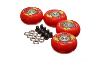 Energy Suspension Creeper Wheels - Red 9.9169R
