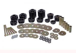 Energy Suspension Body Mounts - Black 4.4123G