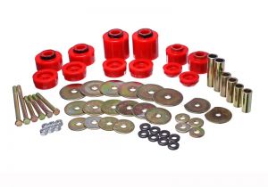 Energy Suspension Body Mounts - Red 4.4123R