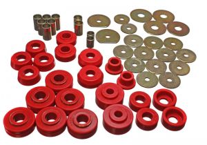 Energy Suspension Body Mounts - Red 3.4138R