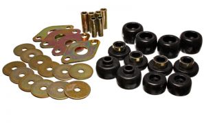 Energy Suspension Body Mounts - Black 8.4105G