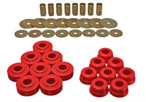 Energy Suspension Body Mounts - Red 6.4101R