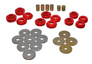 Energy Suspension Body Mounts - Red 3.4129R