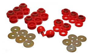 Energy Suspension Body Mounts - Red 2.4107R