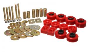 Energy Suspension Body Mounts - Red 4.4114R