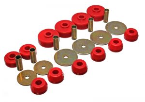 Energy Suspension Body Mounts - Red 8.4101R