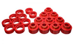 Energy Suspension Body Mounts - Red 3.4146R