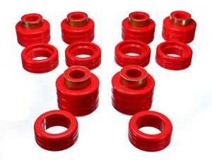 Energy Suspension Body Mounts - Red 3.4123R