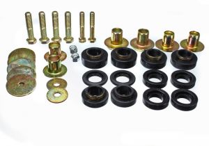 Energy Suspension Body Mounts - Black 3.4144G