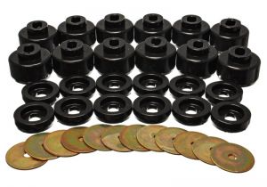 Energy Suspension Body Mounts - Black 3.4156G
