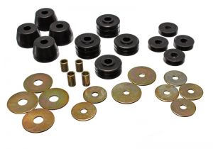 Energy Suspension Body Mounts - Black 5.4101G