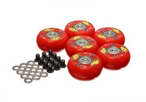 Energy Suspension Creeper Wheels - Red 9.9170R