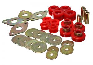 Energy Suspension Body Mounts - Red 8.4109R