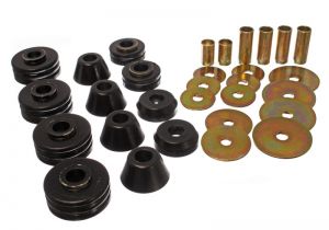 Energy Suspension Body Mounts - Black 3.4109G