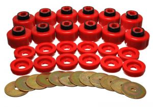 Energy Suspension Body Mounts - Red 3.4156R