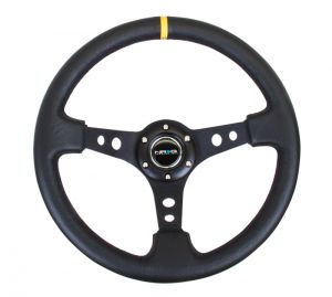 NRG Steering Wheels - Reinforc RST-006BK-Y