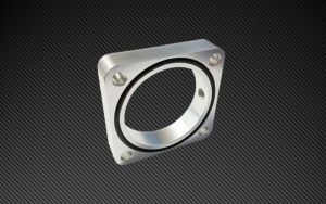 Torque Solution TB Spacer - Silver TS-TBS-023