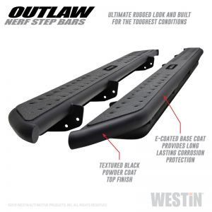 Westin Nerf Bars - Outlaw 58-54085