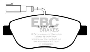 EBC Yellowstuff Brake Pad Sets DP41383R